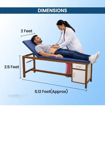 Examination Table for Clinic Wooden Physiotherapy Table - Image 3
