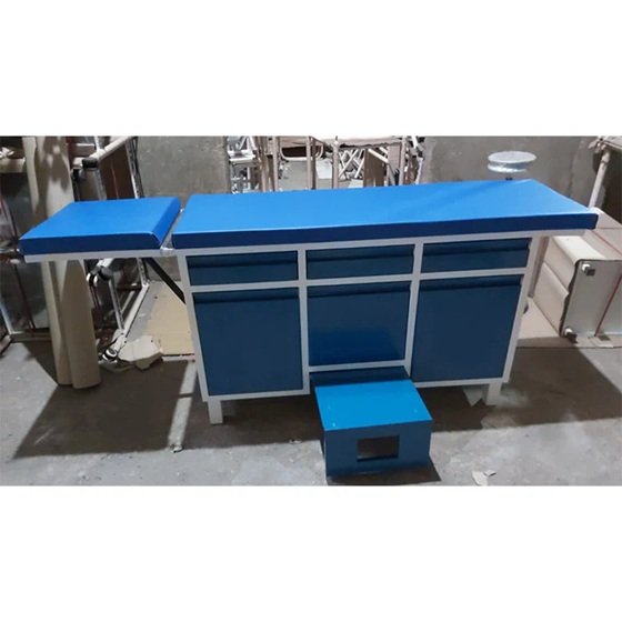 Examination Couch Drawer Cabinet with Footstep - Image 3