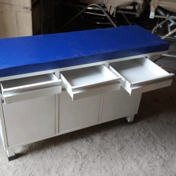 Examination Couch Drawer Cabinet with Footstep - Image 4