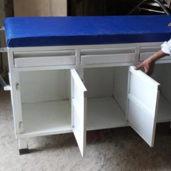 Examination Couch Drawer Cabinet with Footstep - Image 5